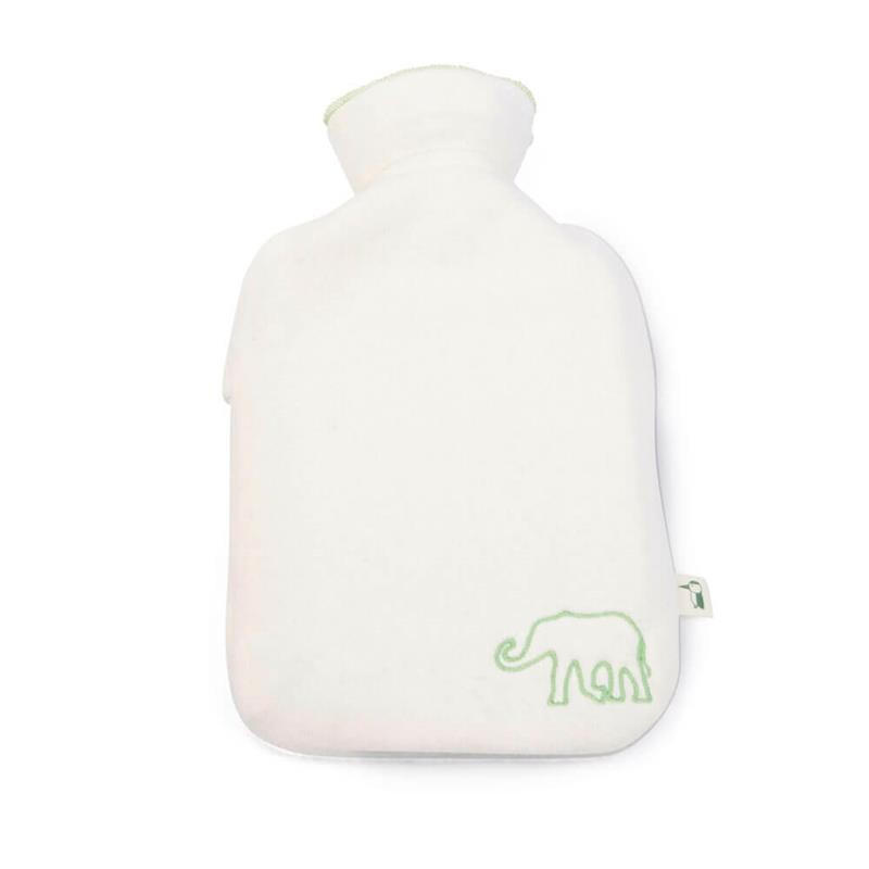 Bio-Wärmflasche für Kinder aus Naturkautschuk mit Bezug 0,8l