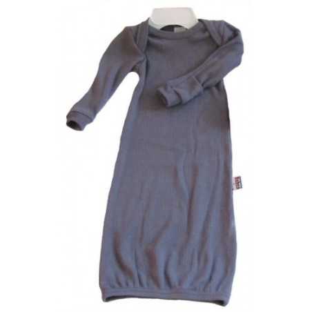 Neu Kabea® Baby Gown Nachthemd Schlafhemd aus Bio-Merino-Wolle k.b.T./Seide 