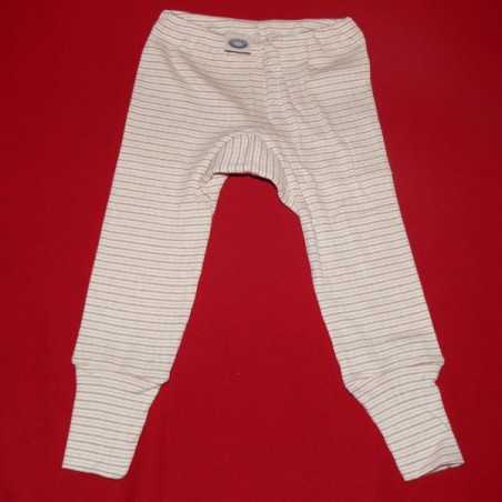 Baby-Feinripp-Hose aus farbig gewachsener Baumwolle kbA