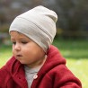 Baby-Mütze aus Wolle-Seide
