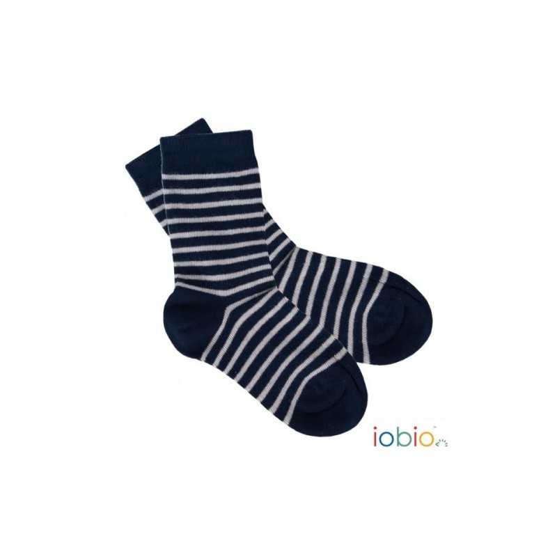 Socken aus Bio-Baumwolle kbA uni oder geringelt