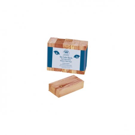 Rot-Ceder-Klötzchen, 5er Pack, dick Rot-Ceder-Klötzchen, 5er Pack, dick