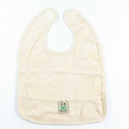 Bio-Frottee-Lätzchen mit Fangtasche Bio-Frottee-Lätzchen mit Fangtasche