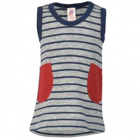 Baby Kleidchen aus Schurwoll-Frottee k.b.T. inside-out